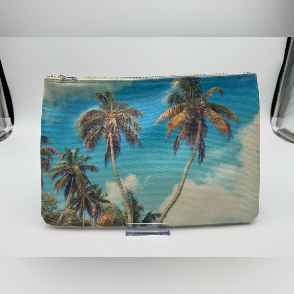 Madewell Coded Canvas Zipper Clutch